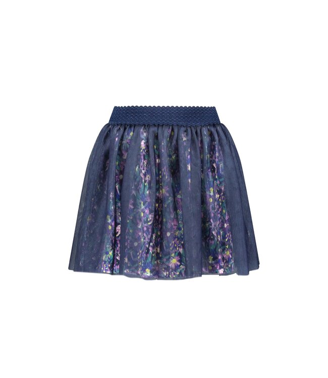 B.Nosy winter mesh rok meisjes - multi - Rory - laagjes met print