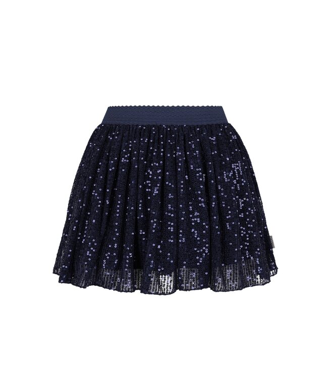 B.Nosy winter mesh rok meisjes - navy blauw - River - pailletten