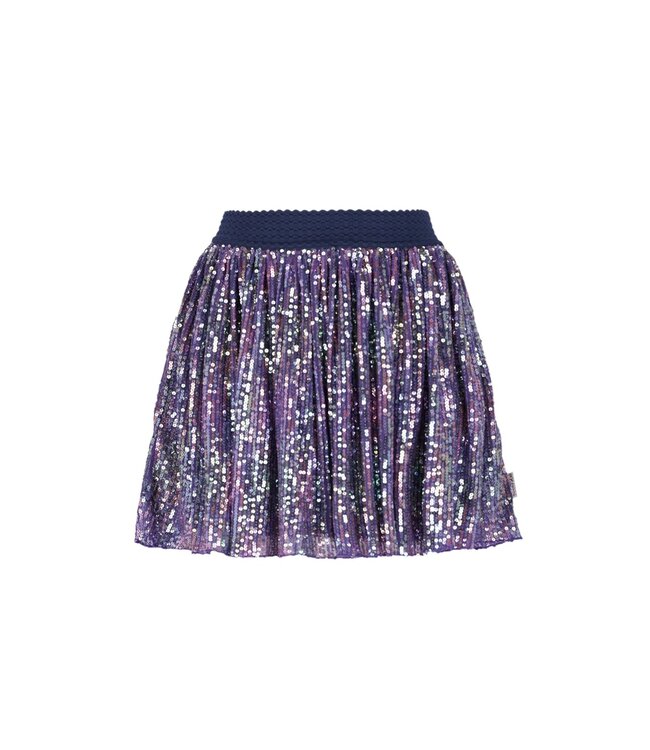 B.Nosy winter mesh rok meisjes - paars - River - pailletten