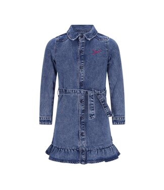 B.Nosy winter jurk meisjes - blauw - Dilan - denim