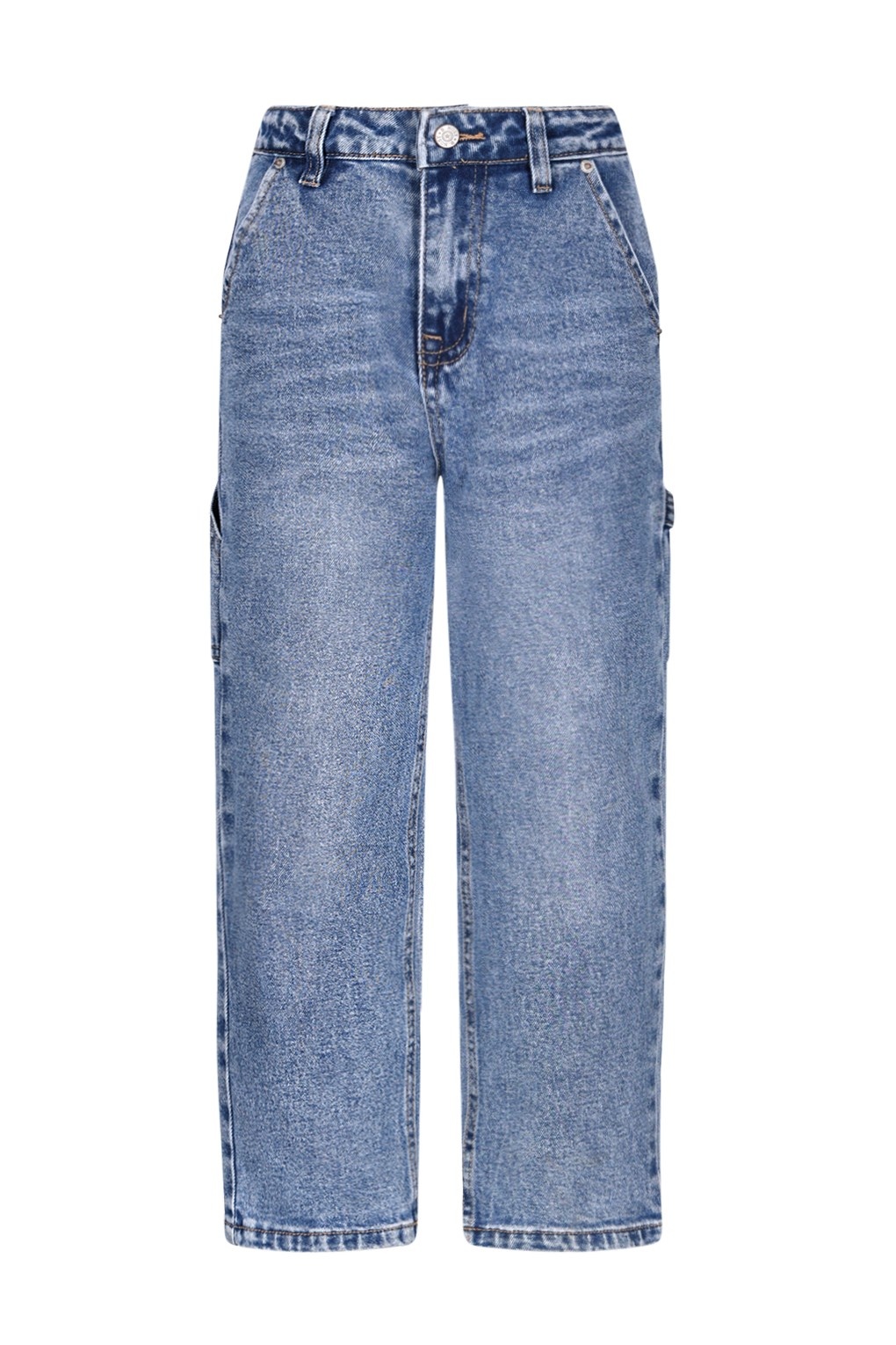 B.Nosy winter cargo jeansbroek jongens - denim - Patty afbeelding