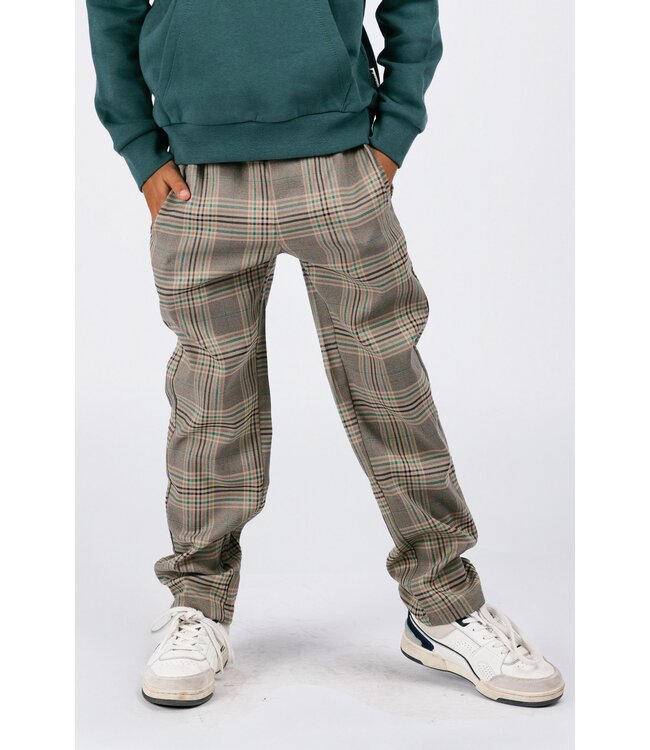 B.Nosy winter broek jongens - groen - Philip - geruit