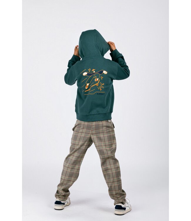 B.Nosy winter broek jongens - groen - Philip - geruit