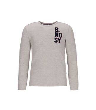 B.Nosy winter t-shirt jongens - beige - Thomas - wafelstructuur/longsleeve