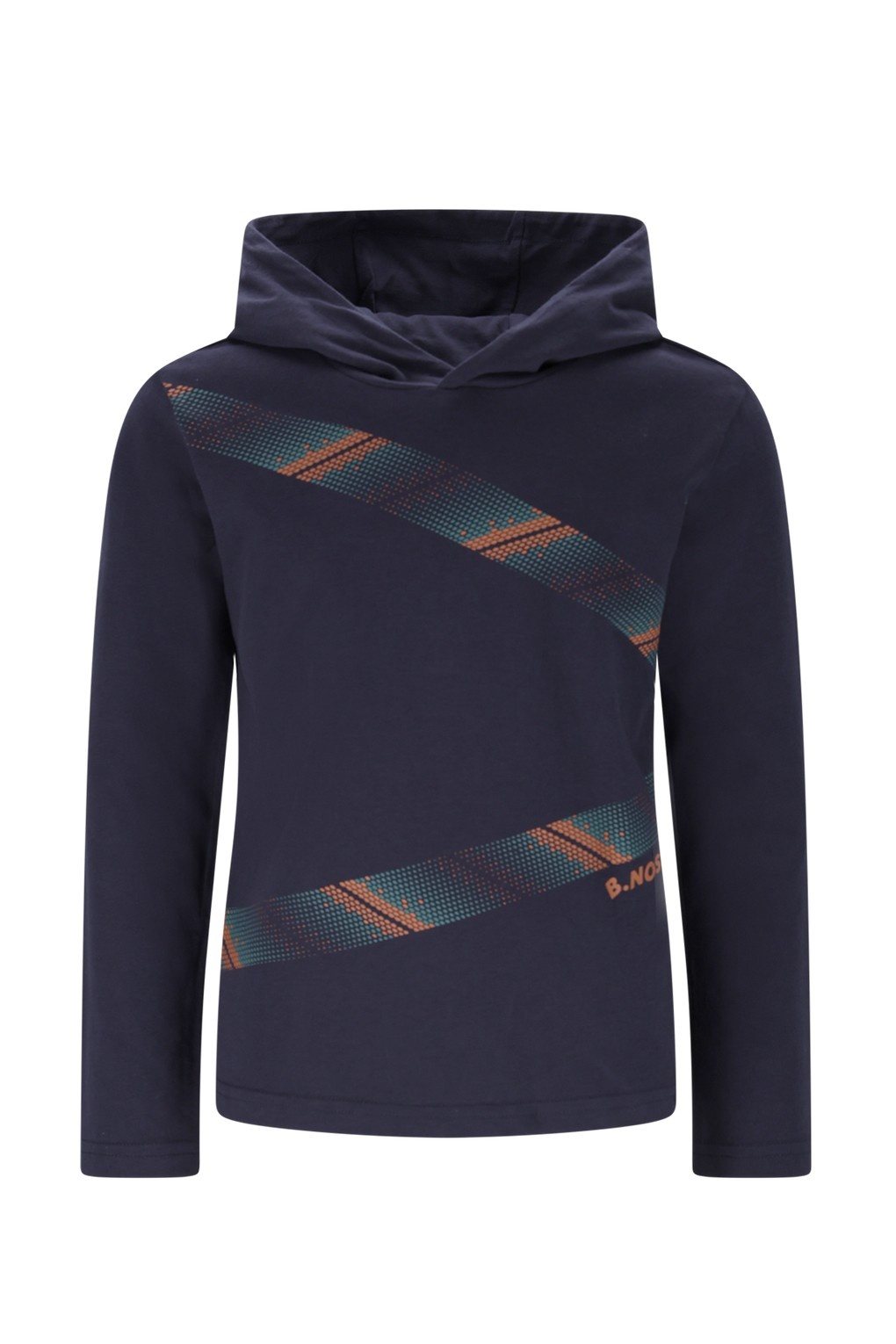 B.Nosy winter t-shirt jongens - navy blauw - Ted - capuchon/longsleeve afbeelding