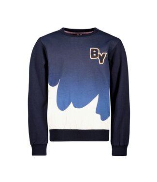 B.Nosy winter sweater jongens - navy blauw - Scott - print