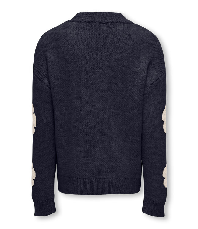 Kids ONLY winter sweater meisjes - blauw - KogNaja - regular fit, gebreid