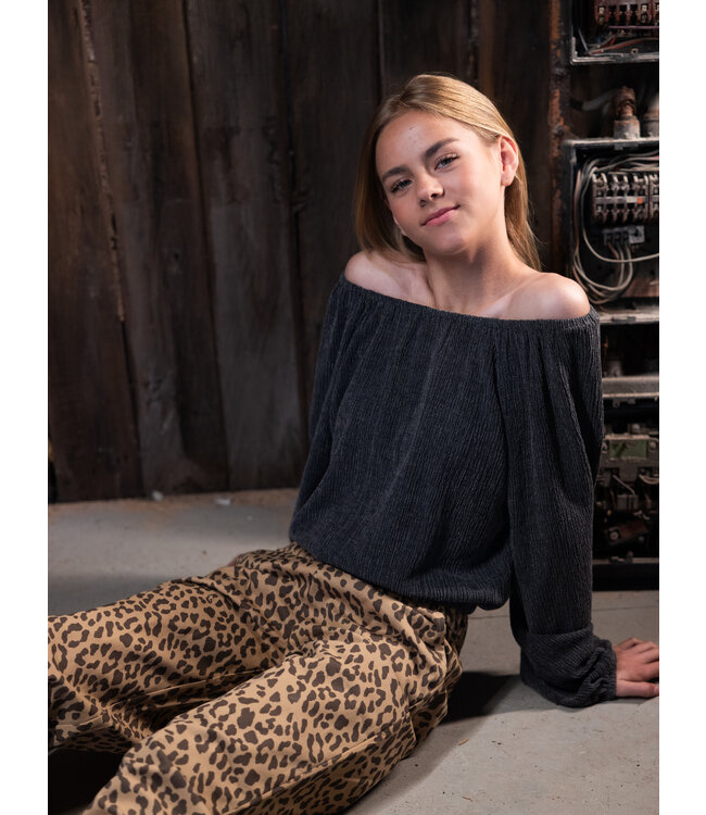 LOOXS 10sixteen winter smock top meisjes - grijs