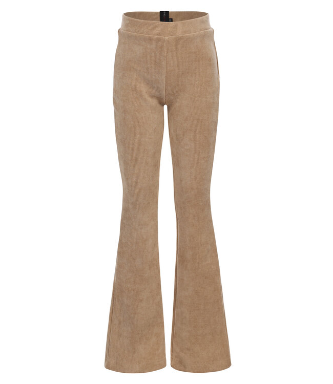 LOOXS 10sixteen winter flare broek meisjes - bruin - rib