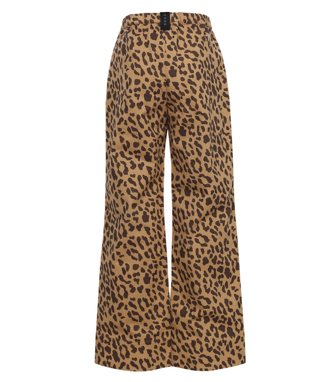 LOOXS 10sixteen winter broek meisjes - bruin - luipaard