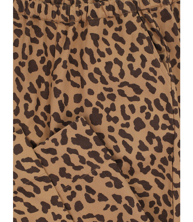 LOOXS 10sixteen winter broek meisjes - bruin - luipaard