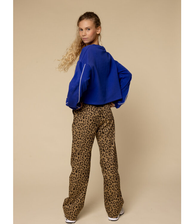 LOOXS 10sixteen winter broek meisjes - bruin - luipaard