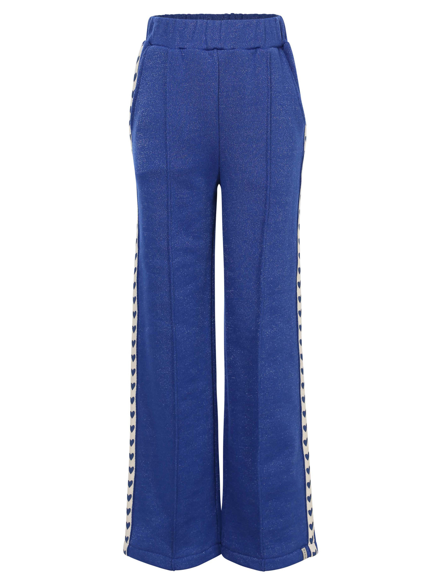 LOOXS Little winter broek meisjes - blauw - lurex afbeelding
