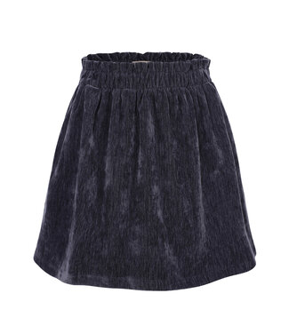 LOOXS Little winter velvet rok meisjes - donker blauw