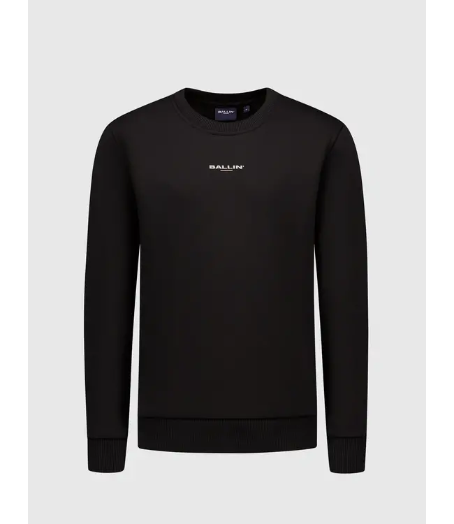 Ballin winter sweater jongens - zwart - wild city logo