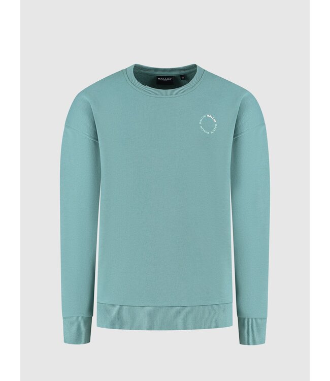 Ballin winter sweater jongens - groen - cirkel logo