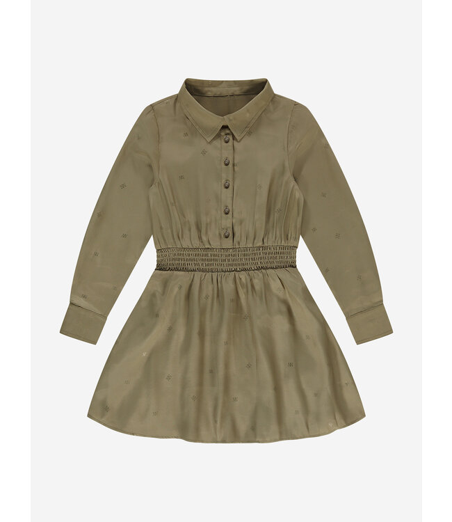 Nik&Nik winter jurk meisjes - groen - Rihanna