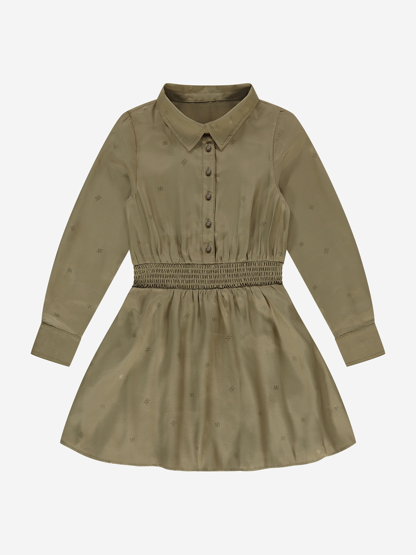 Nik&Nik winter jurk meisjes - groen - Rihanna afbeelding