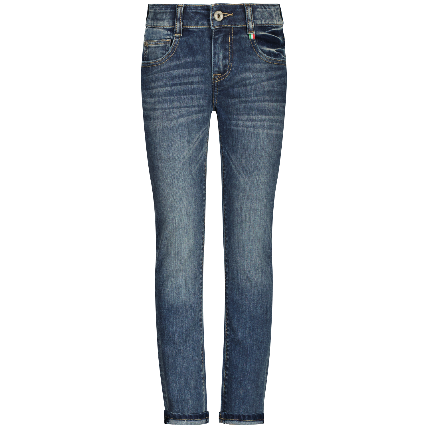 Vingino winter jeans broek jongens - blauw - Anzio - skinny fit afbeelding