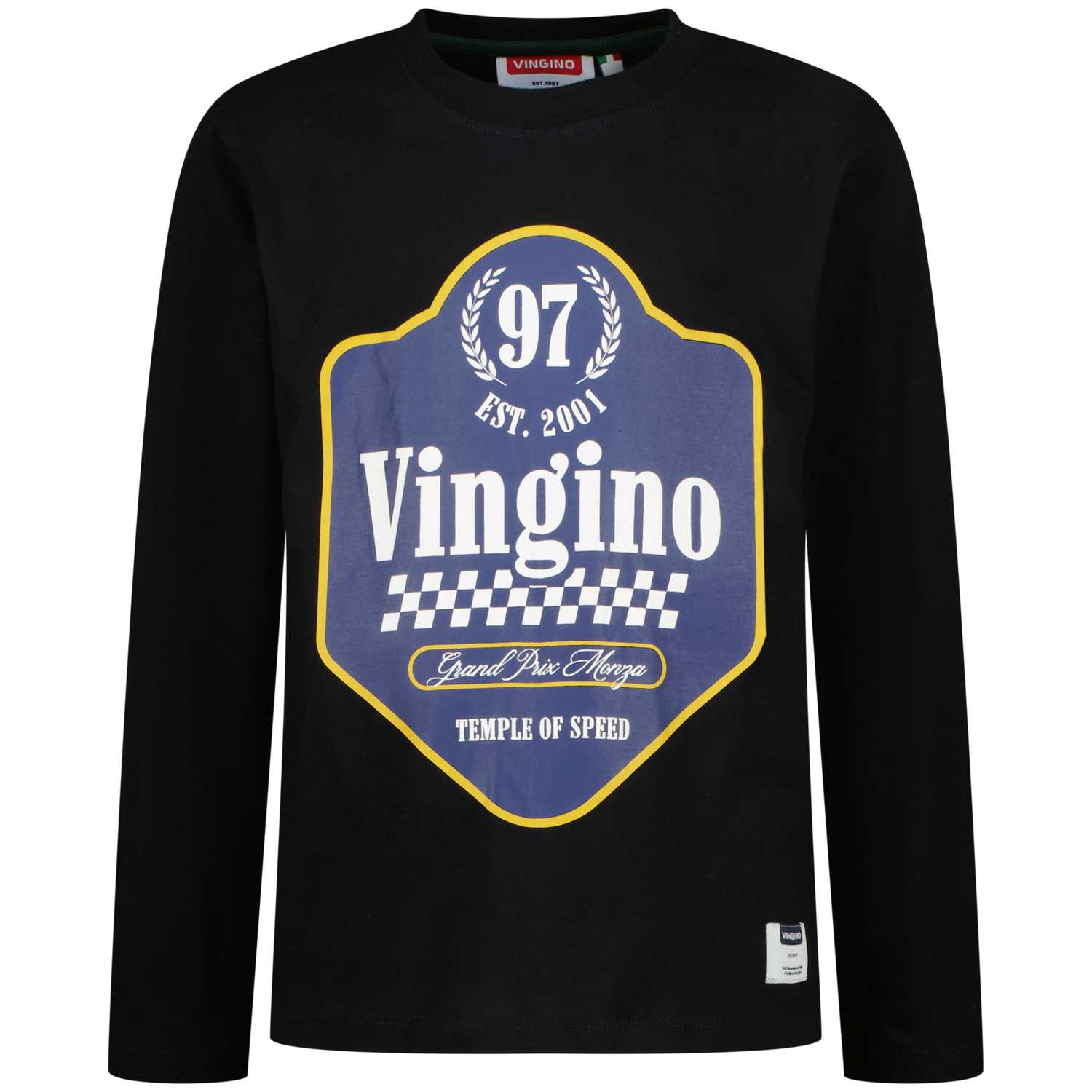 Vingino winter t-shirt jongens - zwart - Jacing afbeelding