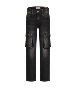 Vingino winter jeans broek jongens - zwart - Paolo Cargo - straight fit