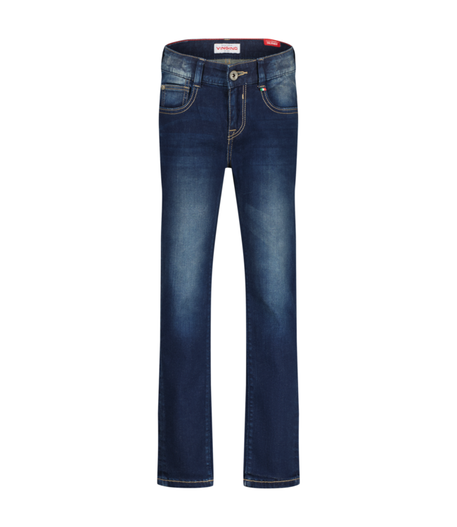 Vingino winter jeans broek jongens - donker blauw - Aron - skinny fit