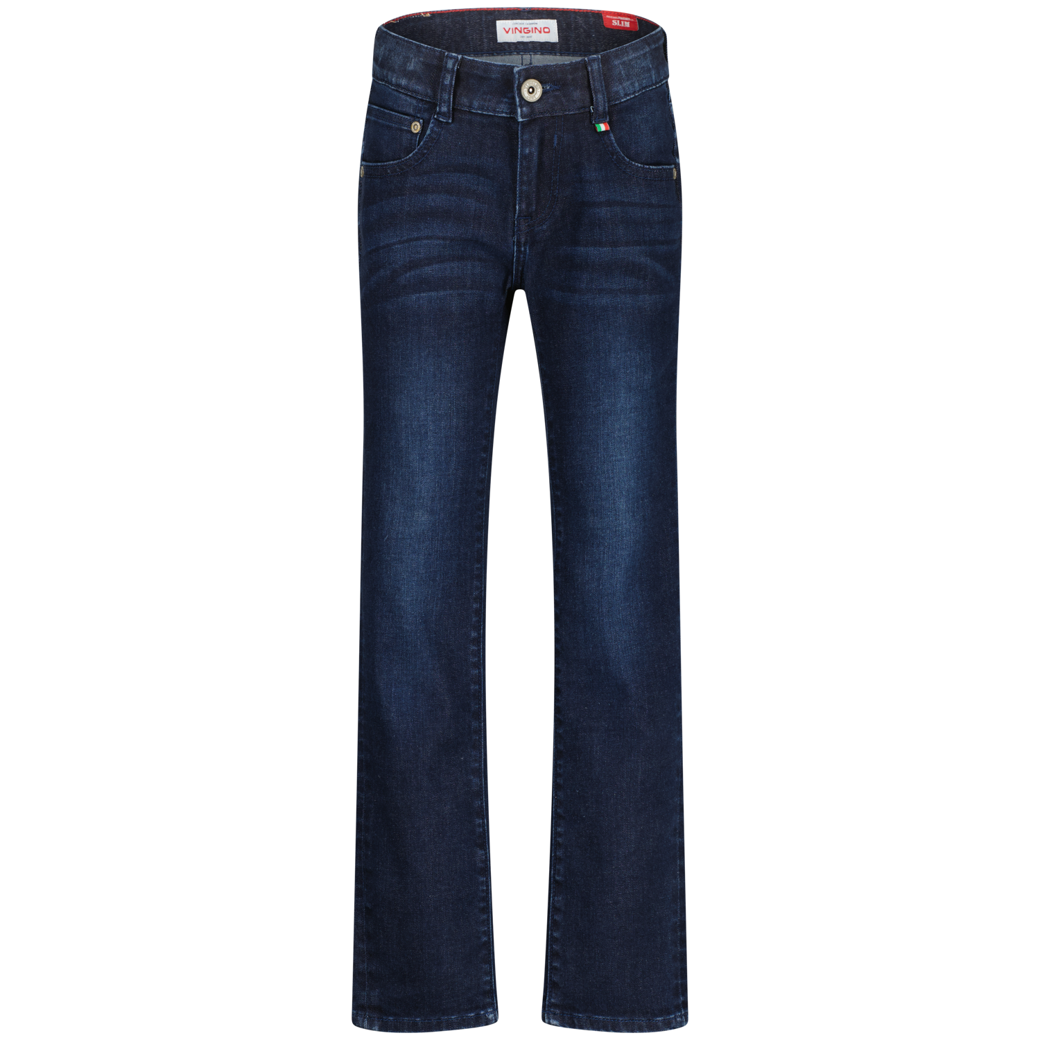 Vingino winter jeans broek jongens - donker blauw - Dante - slim fit afbeelding