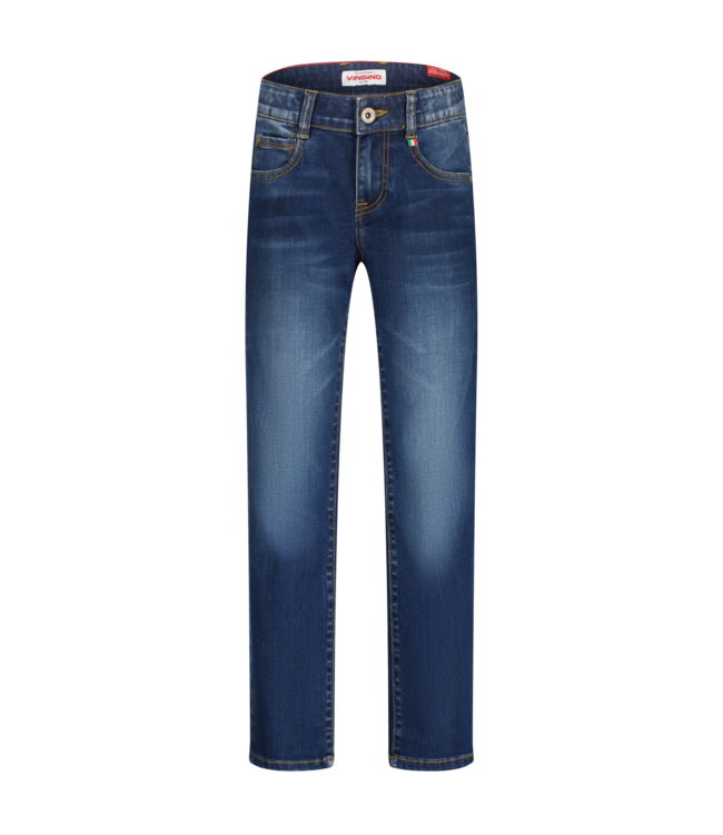 Vingino winter jeans broek jongens - blauw - Paolo - straight fit
