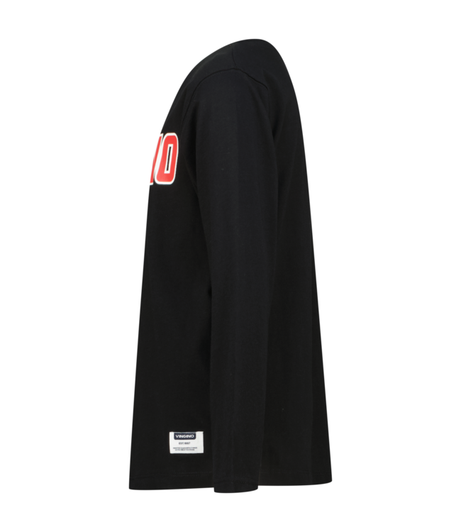 Vingino winter t-shirt jongens - zwart - Jastop