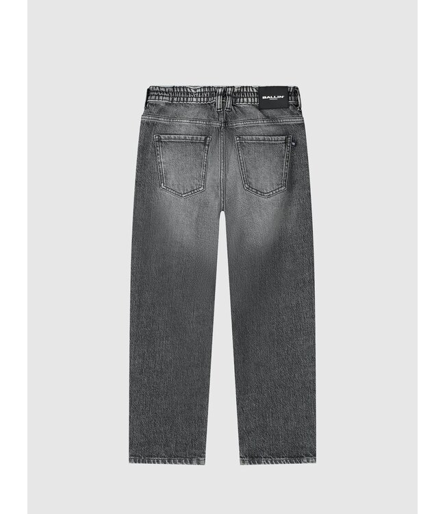 Ballin winter jeans broek jongens - grijs - The Luke loose