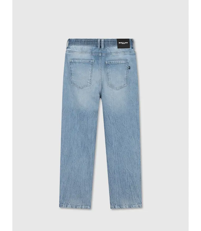 Ballin winter jeans broek jongens - blauw - The Luke loose