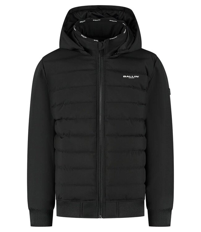 Ballin winter winterjas jongens - zwart - gewatteerd