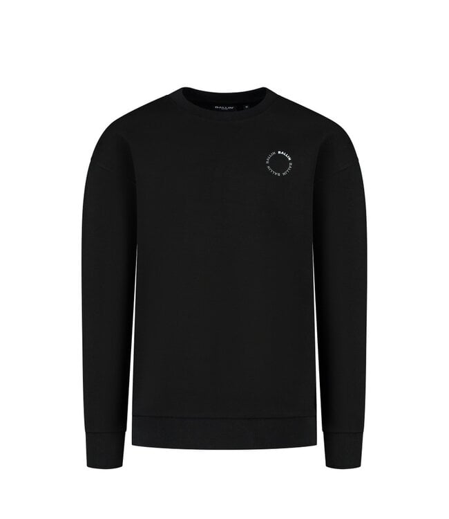 Ballin winter sweater jongens - zwart - cirkel logo