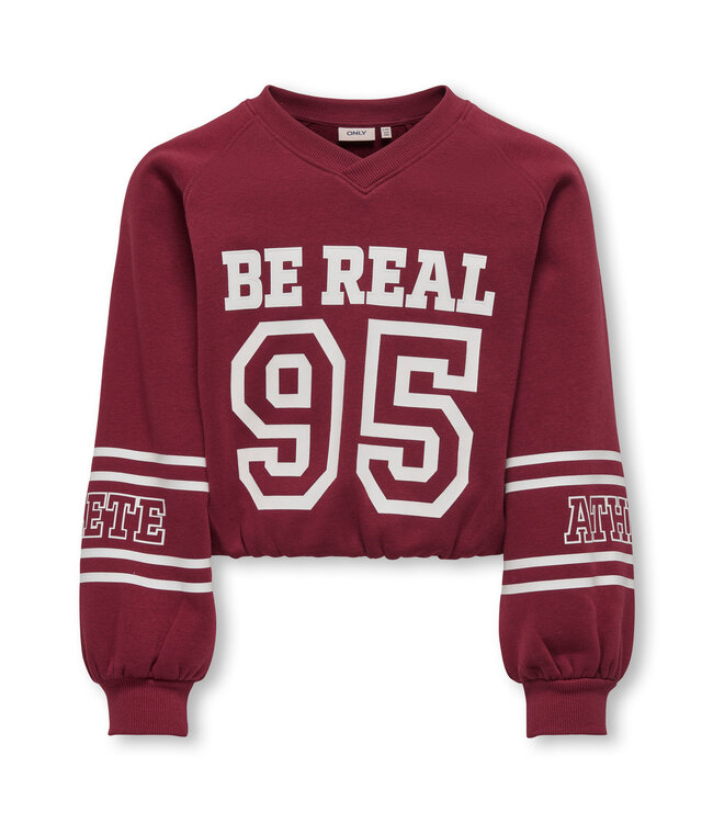 Kids ONLY winter sweater meisjes - paars - KogColetta - regular fit