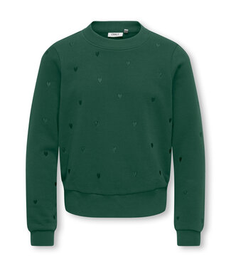 Kids ONLY winter sweater meisjes - groen - KogAtika - regular fit