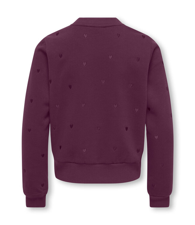 Kids ONLY winter sweater meisjes - paars - KogAtika - regular fit