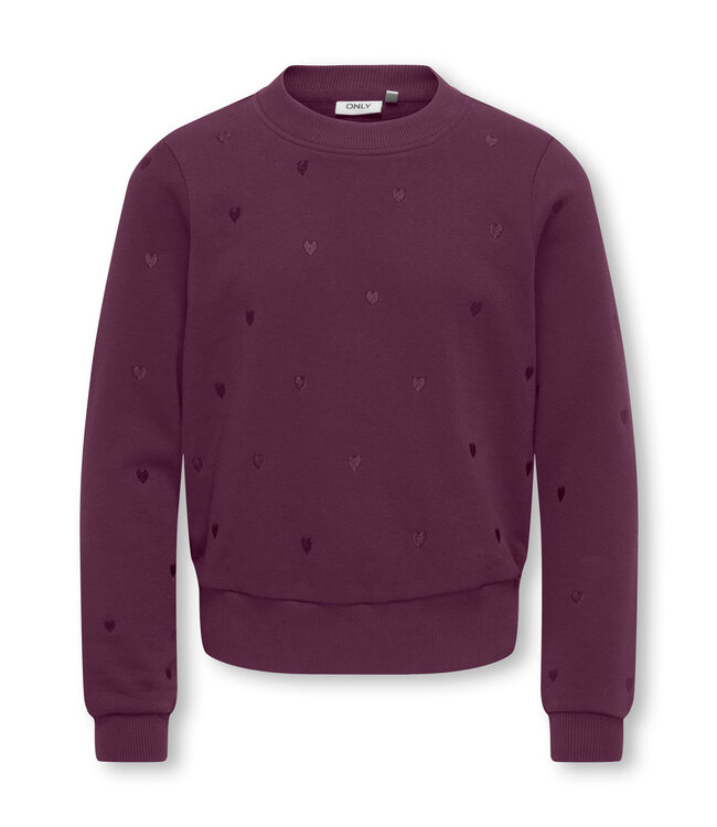 Kids ONLY winter sweater meisjes - paars - KogAtika - regular fit