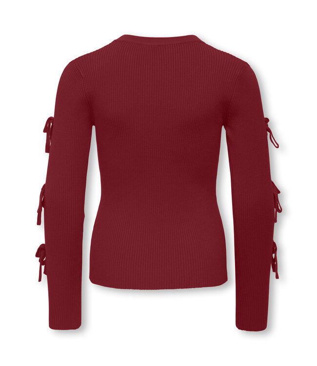 Kids ONLY winter sweater meisjes - rood  - KogNatascha - gebreid