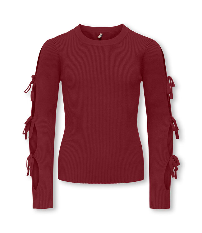 Kids ONLY winter sweater meisjes - rood  - KogNatascha - gebreid