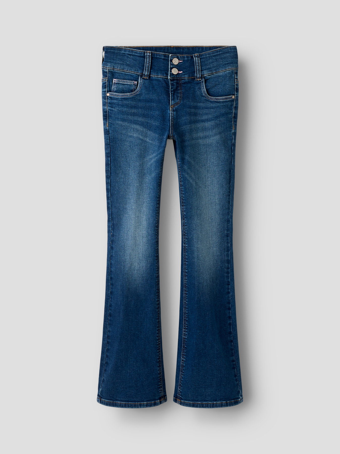 Name it winter jeans broek meisjes - blauw - NkfPolly - bootcut fit afbeelding