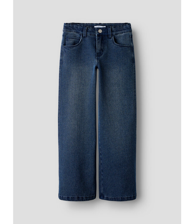 Name it winter jeans broek meisjes - blauw - NkfSalli - wide leg fit