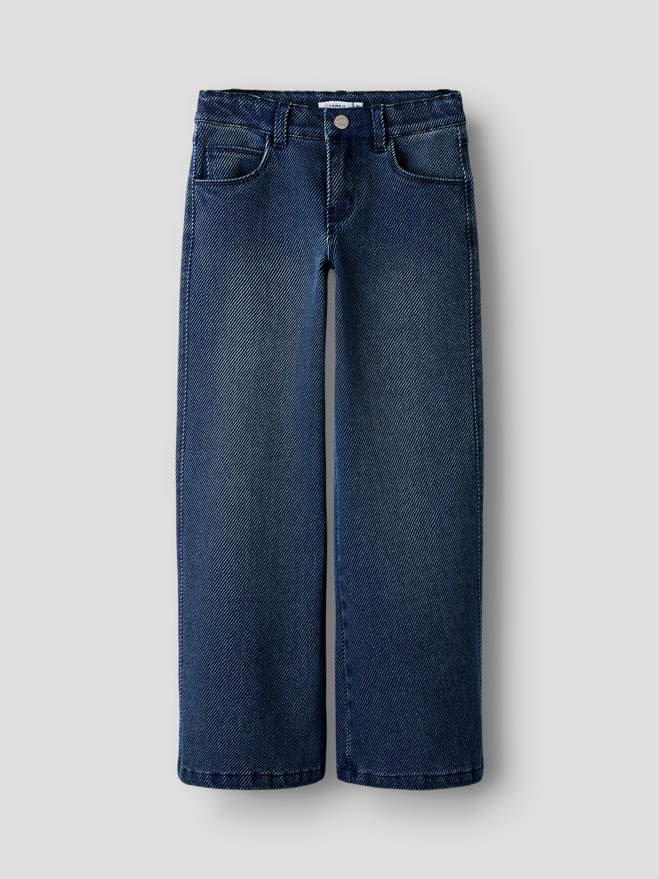 Name it winter jeans broek meisjes - blauw - NkfSalli - wide leg fit afbeelding