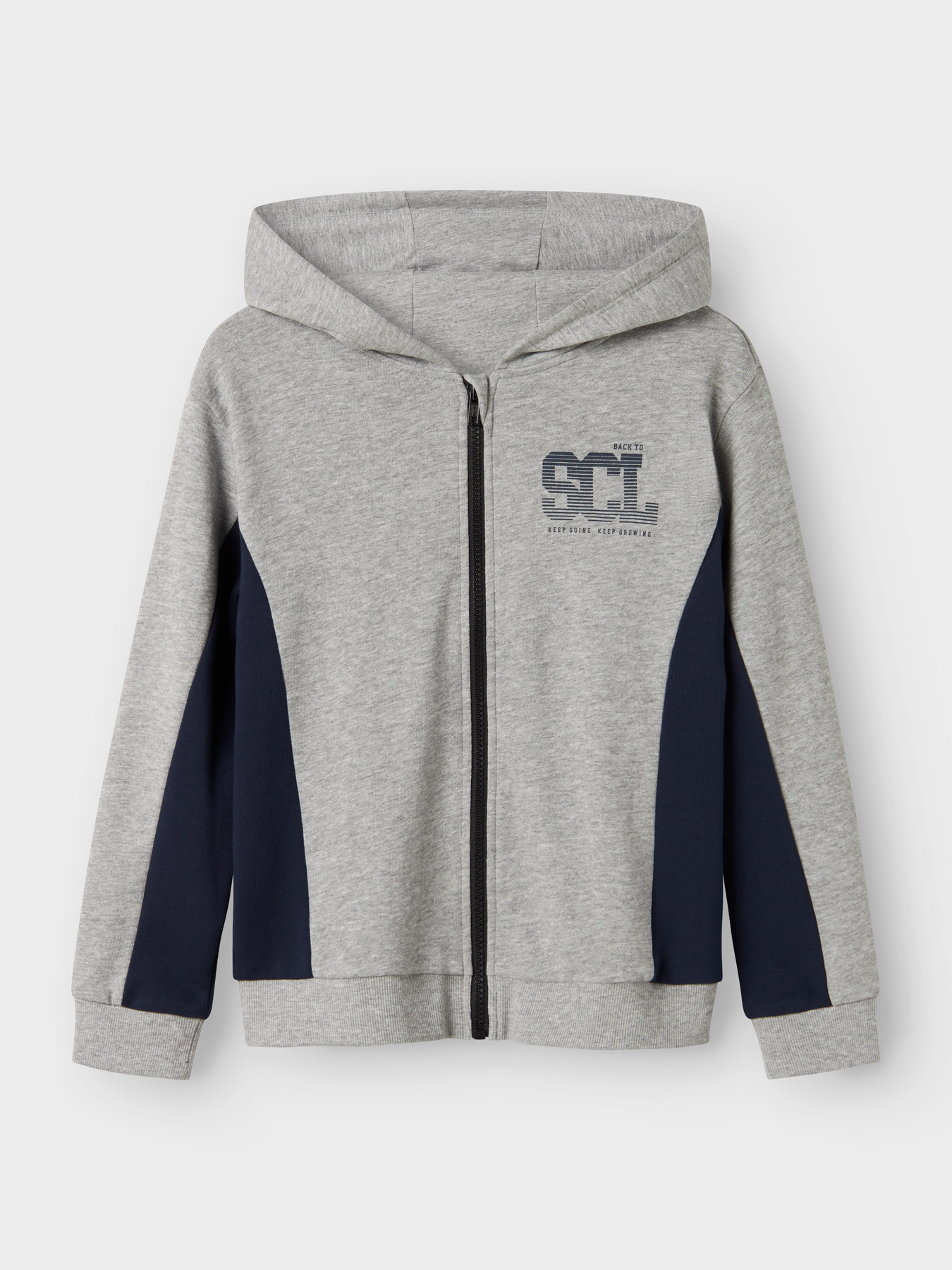 Name it winter sweat vest jongens - grijs - NkmLenno afbeelding
