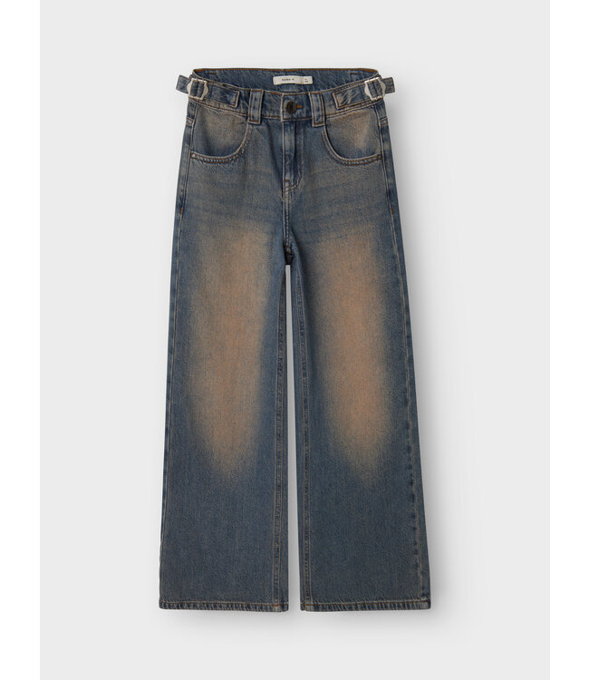 Name it winter jeans broek meisjes - donker blauw - NkfBella - skater fit