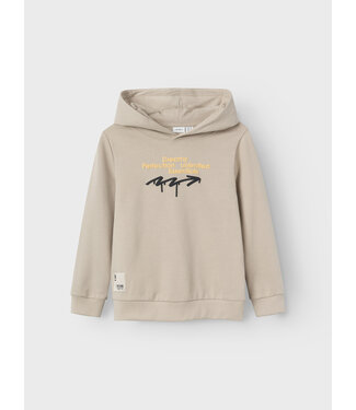 Name it winter sweater jongens - taupe - NkmPbrosan