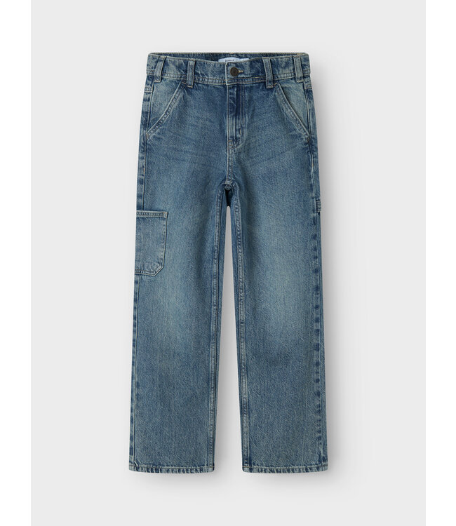 Name it winter jeans broek jongens - blauw - NkmRyan - straight fit