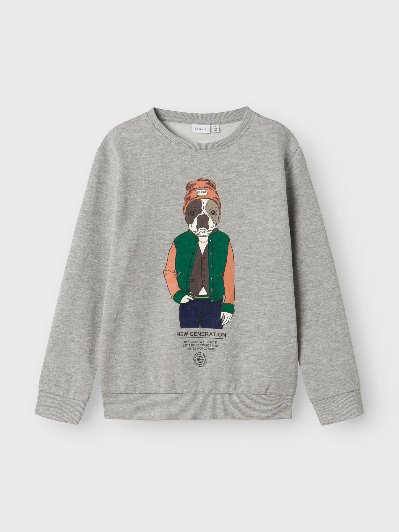 Name it winter sweater jongens - grijs - NkmPsalko - loose fit afbeelding