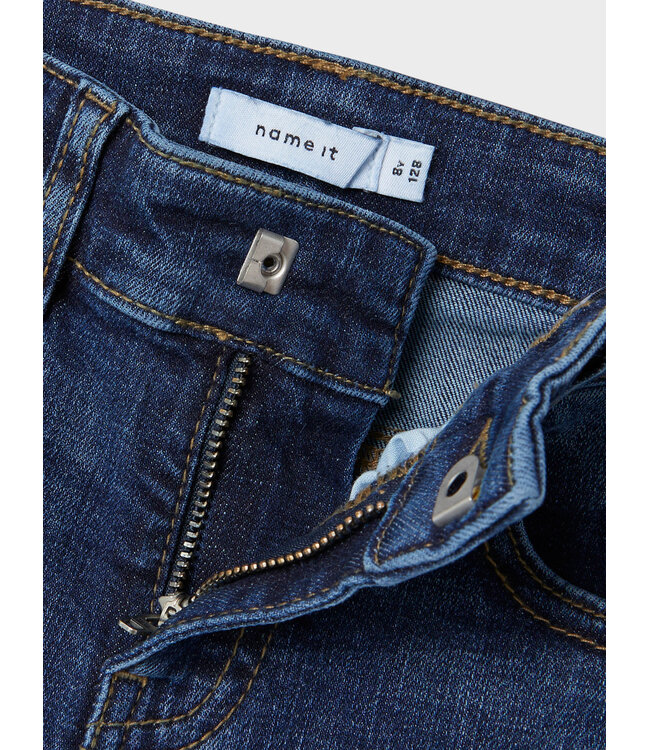 Name it winter jeans broek meisjes - donker blauw - NkfPolly - bootcut fit
