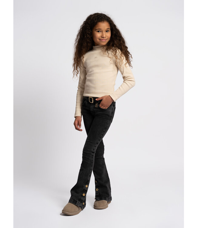 Nik&Nik winter jeansbroek meisjes - grijs denim - Saar