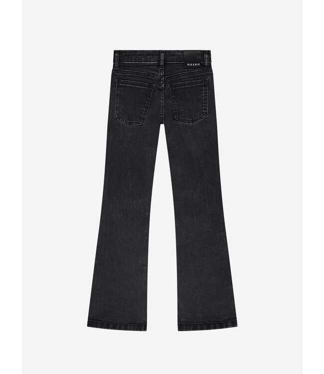 Nik&Nik winter jeansbroek meisjes - grijs denim - Saar
